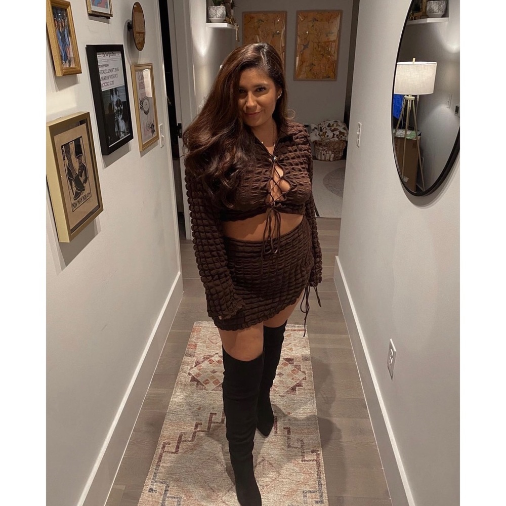 tie me up skirt set